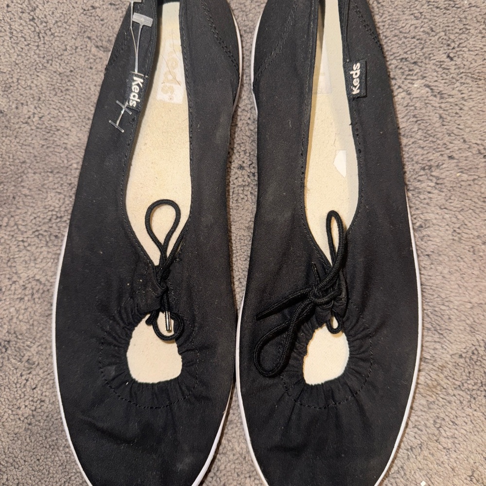 Keds Women's Black Slip-On Sneakers